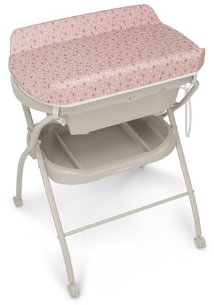 Foppapedretti Bath&Co Bagnetto con fasciatoio pieghevole, Rose