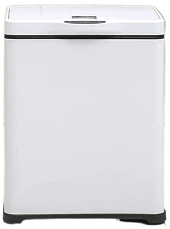 NOLLAM Poubelle Poubelle Intelligente pour Cuisine Acier Inoxydable Induction Intelligente Classification Automatique Poubelle Double Baril Cuisine Déchets Séparation Sec et Humide Cuisine