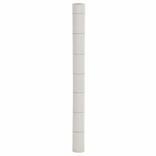 Homgoday Toile anti-mauvaises herbes en non-tissé pour jardin, plate-bande surélevée, allée, chemins de gravier, trottoirs, terrasse, blanc, 1,5 x 50 m, PP