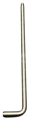 1 Bolzenstift, Ersatzteil for Verriegelungsstange, passend for YKF-826T Softeismaschinen, Zubehör aus Edelstahl, Länge 222 mm