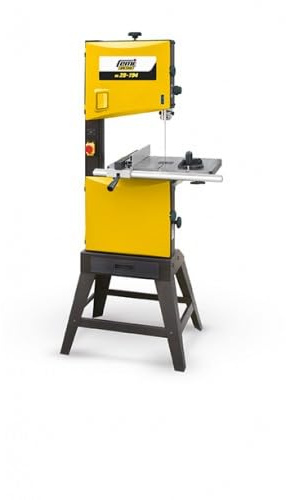 FEMI JOB LINE FM28-194 - Sega a Nastro Verticale per Legno - Taglio Massimo 224x345mm - Motore da 1100W - Tavolo in Ghisa 545x400mm - Cambio Lama senza Utensili - 3 Attacchi di Aspirazione