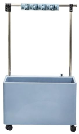 zktoermn Soporte móvil para escobas y trapeadores, para colocar en el suelo, ideal para guardar herramientas de limpieza en jardines, garajes, escuelas, hospitales, fábricas y hoteles.(68x112cm)