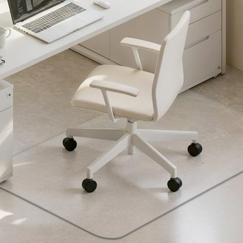 COSYLAND Tappeto Sedia Ufficio Salvapavimento, 90x120 cm, Trasparente Opaco