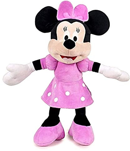 Play by Play Plüsch Minnie Maus Supersoft Stehend 30 cm / 20 cm Sitzend Plüschfigur