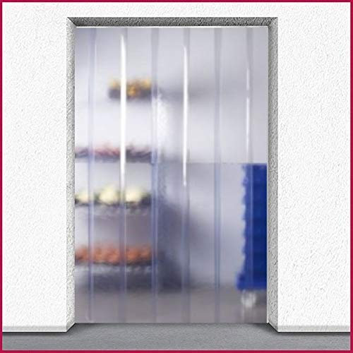 Frosted Privacy PVC Strip Curtain Kit - (1m x 2.5m) - 200mm x 2mm