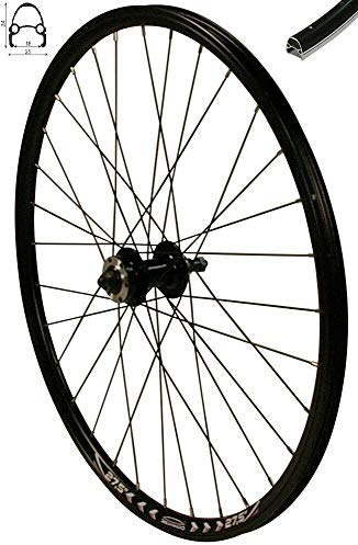Redondo 27,5 Zoll Hinterrad Laufrad Hohlkammer V-Profil Felge QR Schwarz Disc