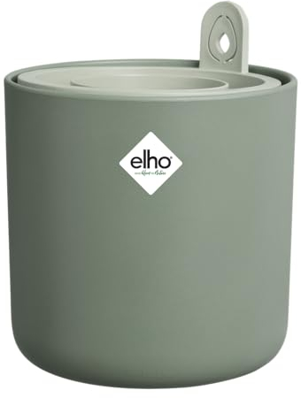 Elho Amazing Avocado Pot 12 - Vaso per Coltura E Raccolta - Ø 12.0 x H 12.1 cm - Verde/Leaf Green
