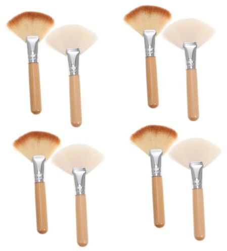 Beavorty 8stücke Make-up Pinsel Große Fächerpinsel Für Puder Und Weiche Borsten Für Präzises Konturieren Und Highlighting Für Und