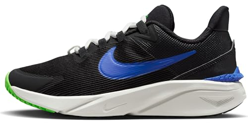 Nike Star Runner 4 Nn (GS), Zapatillas Deportivas, Negro y Azul, 38 EU
