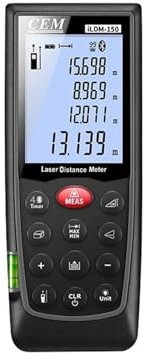 NIWPPKIMX ILDM-150 Regla Electrónica Telémetro Infrarrojo Inteligente Bluetooth Telémetro Láser con Alta Precisión