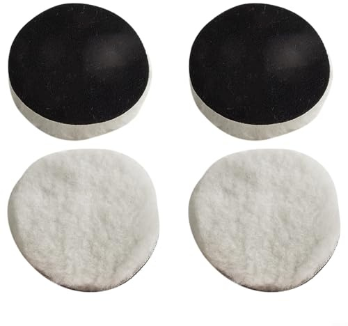 Woolen Polishing Buffing Pads, Heavy Cut Pads for Car Polishing, 4Inch, Pack of 10