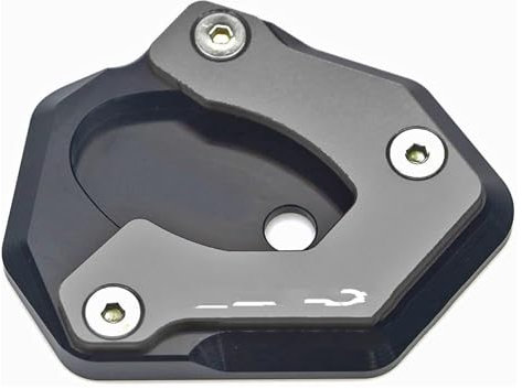 Für K&awasaki Z900 2017-2020 Z900 Motorradständer Fußseitenständer Vergrößerungsplatte Stützverlängerung Anti-Rutsch-Pad Ständerpolster-Verlängerung(Grey)