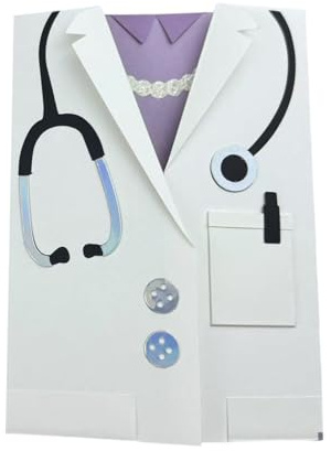 Genérico Tarjeta De Agradecimiento - Tarjetas De Elogios Con Sobre - Postal De Ánimo Estilo Lazo O Perla Para Graduación Trabajo Médico Compañeros Estudiantes Cumpleaños Adolescente