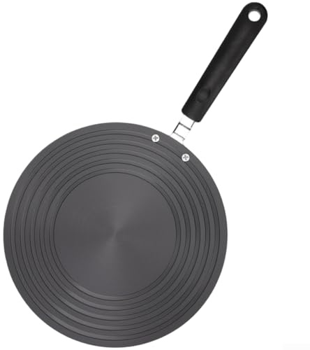 Aprilsunnyzone Heavy Duty Aluminum Heat Spreader Plate For Gas Stove With Burn Protection And Enhanced Heat Distribution For Simmering And Stewing(L)