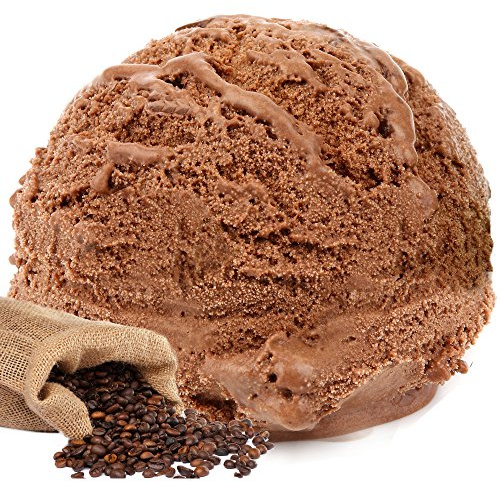 Coffeefee Schoko Geschmack Gino Gelati Eispulver für Speiseeis Softeispulver Speiseeispulver (Coffeefee Schoko, 1kg)