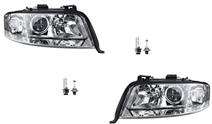 Johns, Scheinwerfer Xenon HSW passend für Audi A6 4B 99-01 mit D2S H7 Satz Links Rechts