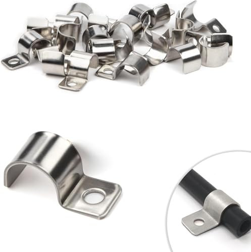 Nokwocy 25 fascette stringitubo in acciaio inox, fissaggio cavi (M16)