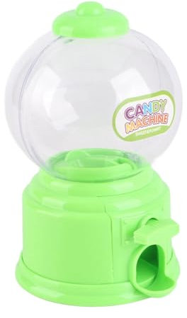 Macchina GUMBALL per Bambini, Distributore di Caramelle Dispenser Dolce con Dolci Dolci Carini Caramelle Macchina per Distributore Dolce per Bambini Bambini (rosso) (PINK) (YELLOW) (BLUE) (GREEN)