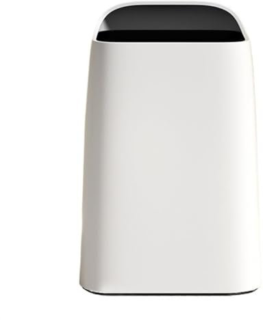cubo de basura Cesto de basura de plástico moderno, bote de basura con parte superior abierta de 10/18 litros, bote de basura sin contacto con contenedor interior extraíble y asa for oficina en casa c