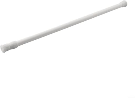 Besttoolifes Asta per tenda estensibile a molla, asta telescopica in voile, barra di tensione regolabile in metallo per bagno, cucina, armadio, finestre (40-70 cm)