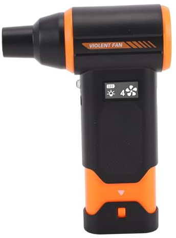 Fockety Dépoussiéreur D'air électrique, 4 Vitesses Réglables 130 000 Tr/min, Souffleur D'air électrique, Nettoyeur de Poussière électrique, Ventilateur, Aspirateur avec Moteur Haute