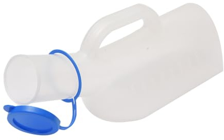 Ipetboom Bouteille D'Urinoir Portable Grande Capacité Conteneur D'Urine Épais 12.60 X 3.54 X 3.35 in Urinoir Pour Personnes Âgées Hôpital Voyage Camping