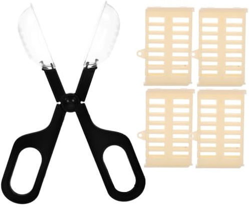 jojofuny Bienenkäfig Imkerzubehör Satz mit Clip Kunststoff Königinnenkäfig Imkerbedarf für Bienenhaltung und Zucht