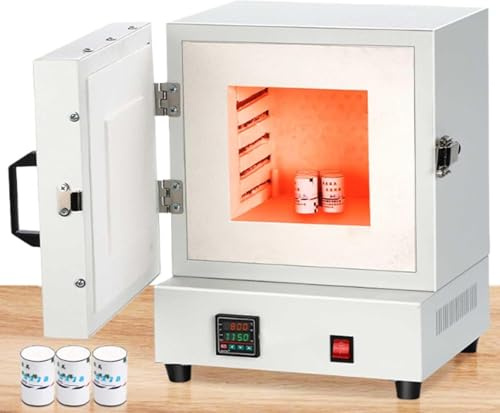 GZGHRZQS Forno di Sinterizzazione Elettrico da 2000 W, Forno di Combustione Ad Alta Temperatura 1150℃, Forno a muffola in Ceramica ad Alta Temperatura con Controllo Integrato Tramite Programma