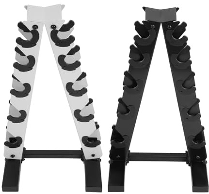 A-format hantelställ | stabil hantelhållare platsbesparande | hantelställ för hemmafitness gym