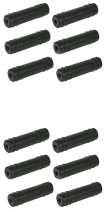 WheatThrive Manicotto per tubo del carburatore, kit di riparazione per iniettore per trattore 3020, 4000, 4020, 5020, 423, tubo nero resistente, confezione da 6/12
