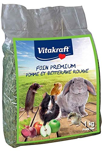 Vitakraft Heu zu der Apfel/Rote Beete rot für Kleintiere 1 kg
