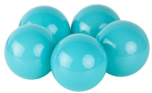 Velinda 300 Bälle für Bällebad/Bällezelt/Kinderpool Spielbälle Kinderbälle O7cm (Farbe der Bälle: türkis)