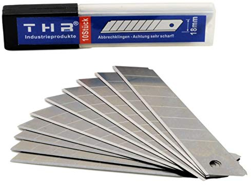 Abbrechklingen 100 Stück 18mm 0,5mm Cutterklingen Ersatzklingen