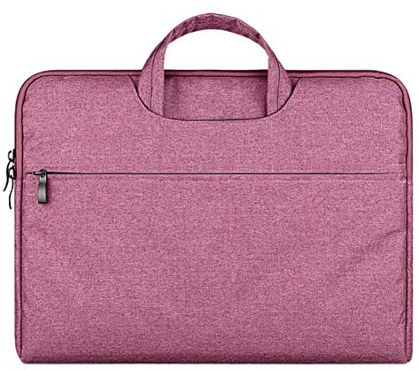 Housse De Protection Ordinateur Portable, Sac À Main Mallette Housse, Netbook Ultrabook Sacoche Compatible, 12 Pouces, Rouge