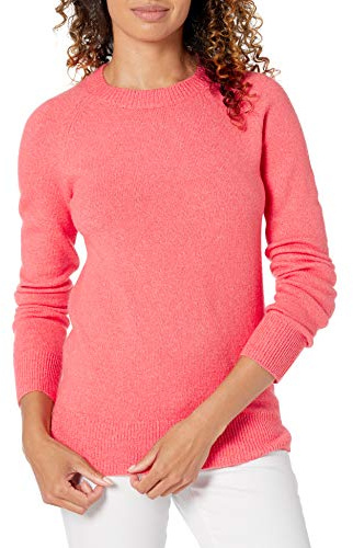 Amazon Essentials Femme Pull à Col Rond à Manches Longues, Coupe Classique, Doux au Toucher