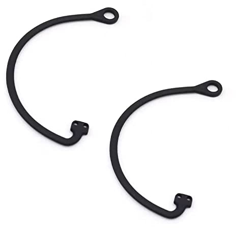 2 Pieces Universal Fuel Cap Pipe and Lanyard, Car Accessories, Steel Wire Silicone Black Fuel Tank Lanyard