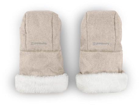 UPPAbaby CozyHandmuff - Easily Attaches to Stroller Handlebars - Ultra-Plush, Weather-Proof Hand Protection - Declan (Oat Mélange)
