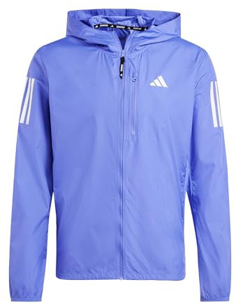 adidas Herren Own the Run Jacket, Semi Cobalt Blue, L