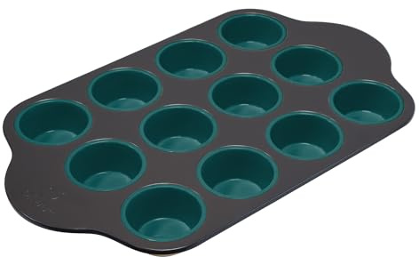 ekau Smart Flex 12 Cup Muffin Tray - Deep Blue