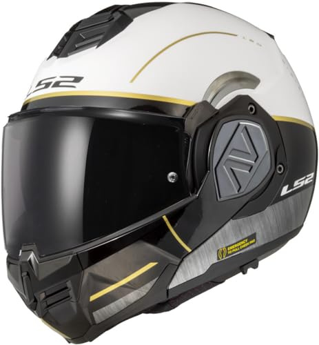 LS2 FF906 Advant Iron Helm, weiß matt/schwarz, M (57/58)