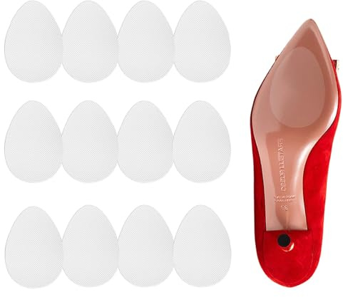 12 Pcs Semelle Antidérapante Autocollant Semelles Antidérapantes Coussinets Patin Antiderapant Chaussure Pour Talons Hauts Translucides Pour Prévenir Les Glissades Et Assurer Une Marche Stable