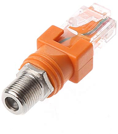 FUXIU F Buchse Auf RJ45-Stecker Koaxial Kupplungsadapter RJ45 Auf Stecker Conver Actiontec Ecb6200