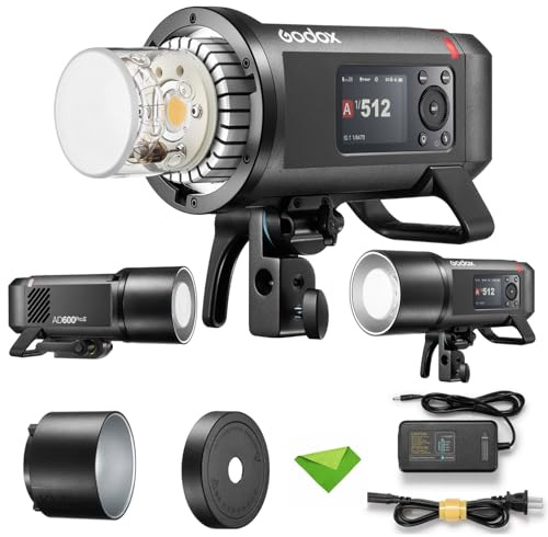 GODOX AD600ProII AD600 Pro II 600Ws 2.4G TTL Flash Speedlight, GN87 1/8000 HSS, 40W Bi-color Modeling light, Monolight Strobe Flash for Canon, Sony, Nikon, Fuji, Olympus, Panasonic(AD600 Pro Upgraded)