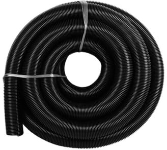 Staubsaugerschlauch innen 60 mm/außen 70 mm, weiches Rohr, langlebige Strohhalme, Vakuumröhre, Faltenbalg for allgemeine industrielle Staubsauger(Black-3m (60mm))
