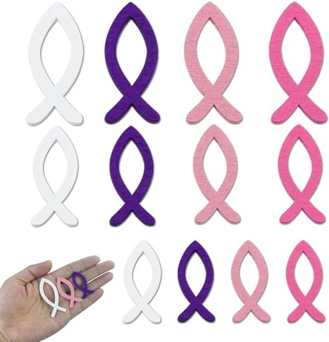 180 Piezas Decoraciones para Peces Madera Peces Manualidades Decoraciones para el hogar, Decoración para esparcir de madera con forma de peces, tamaño Mixto - Bautismo de la Santa Comunión