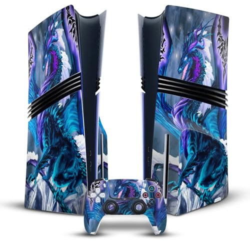Head Case Designs Officially Licensed Ruth Thompson Relic Dragons Vinyl Sticker Gaming Skin Decal Cover Compatible With Sony PlayStation 5 PS5 Pro Disc Edition Console & DualSense Controller