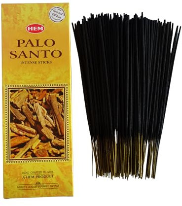 Varillas de Incienso HEM Palo Santo - 200 g (Entre 160-180 Varillas) - Aromaterapia - Meditación - Yoga - Packaging EcoFriendly