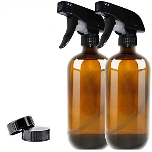 TOVINANNA 2piezas Botella de Spray de Vidrio de Boquilla Botella Pulverizadora Rellenable para Perfumes y Líquidos para Baño y Cuidado Personal