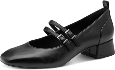 Tamaris Damen Pumps Vegan schwarz 38