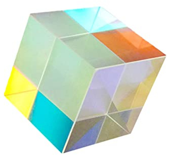 Angoily Kreatives RGB Cube Prisma Aus Optischem Für Lichtbrechung Experimentieren Und Dekoration Für Lehrzwecke